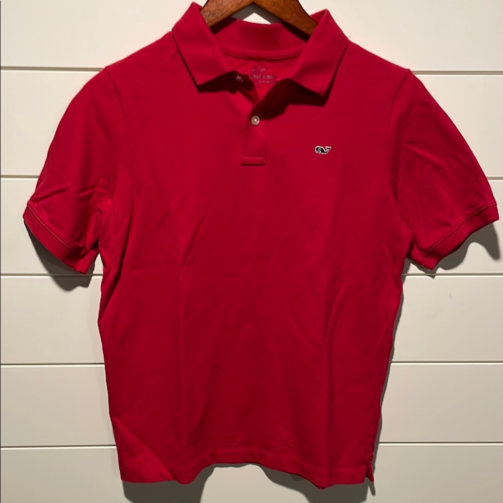 Vineyard Vines Boys Red Polo Shirt